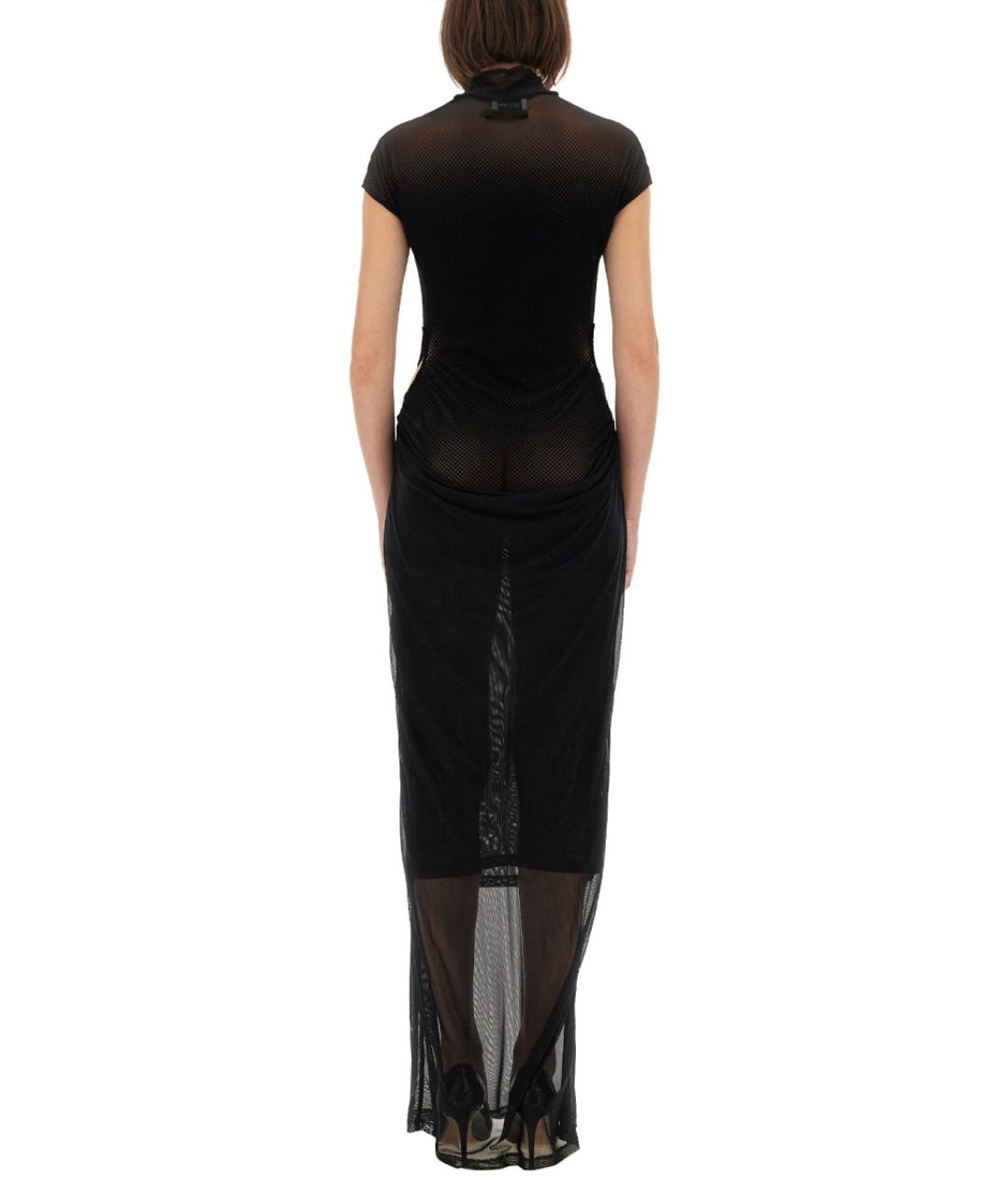 JEAN PAUL GAULTIER Черное полиамидовое платье, фото 3