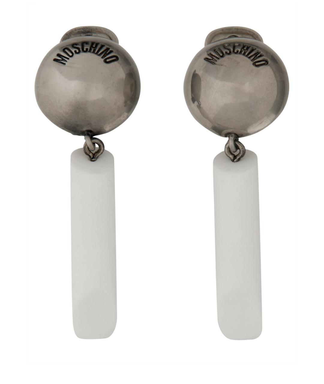 MOSCHINO Серебряные латунные серьги, фото 1
