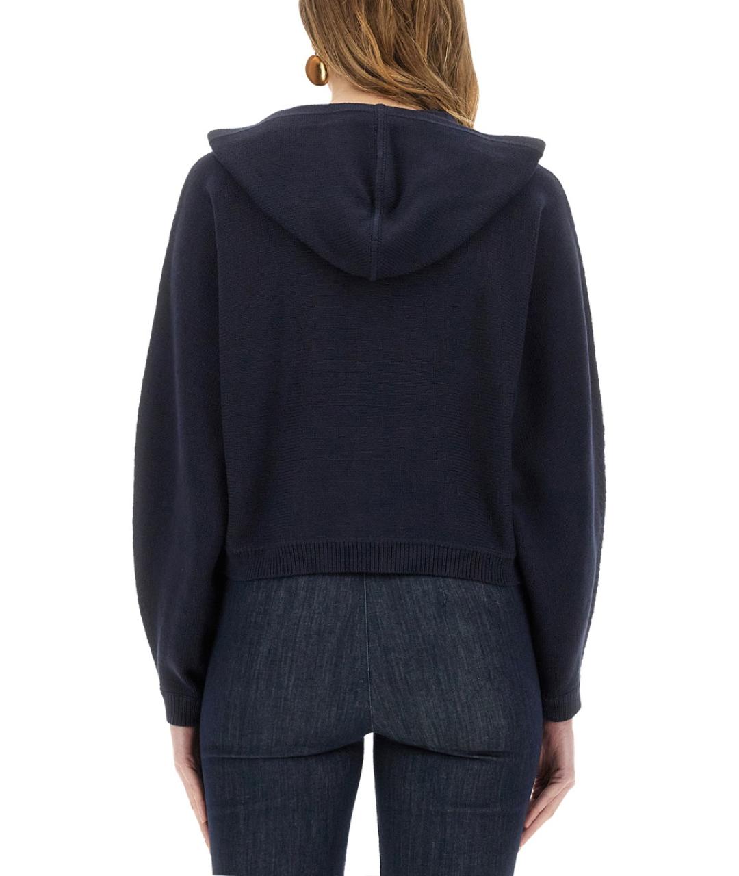 THEORY Синий хлопковый кардиган, фото 3