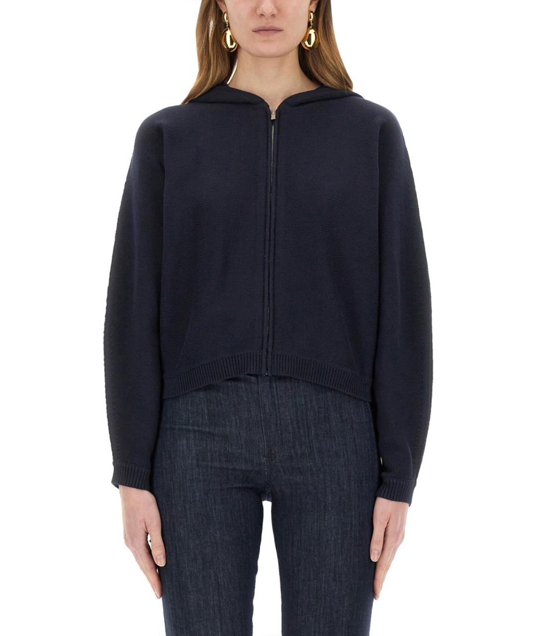 THEORY Синий хлопковый кардиган, фото 5