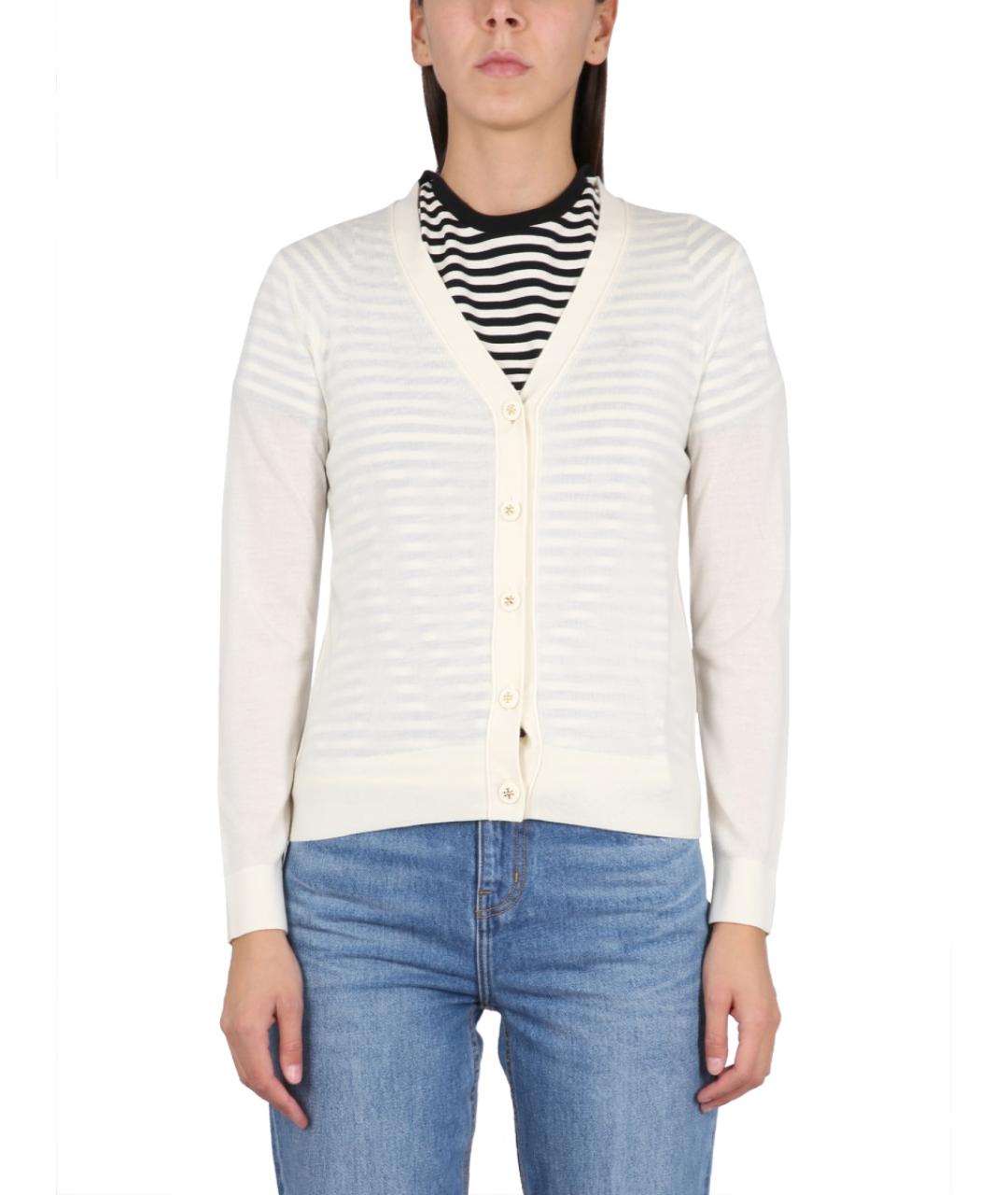 TORY BURCH Бежевый шерстяной кардиган, фото 5