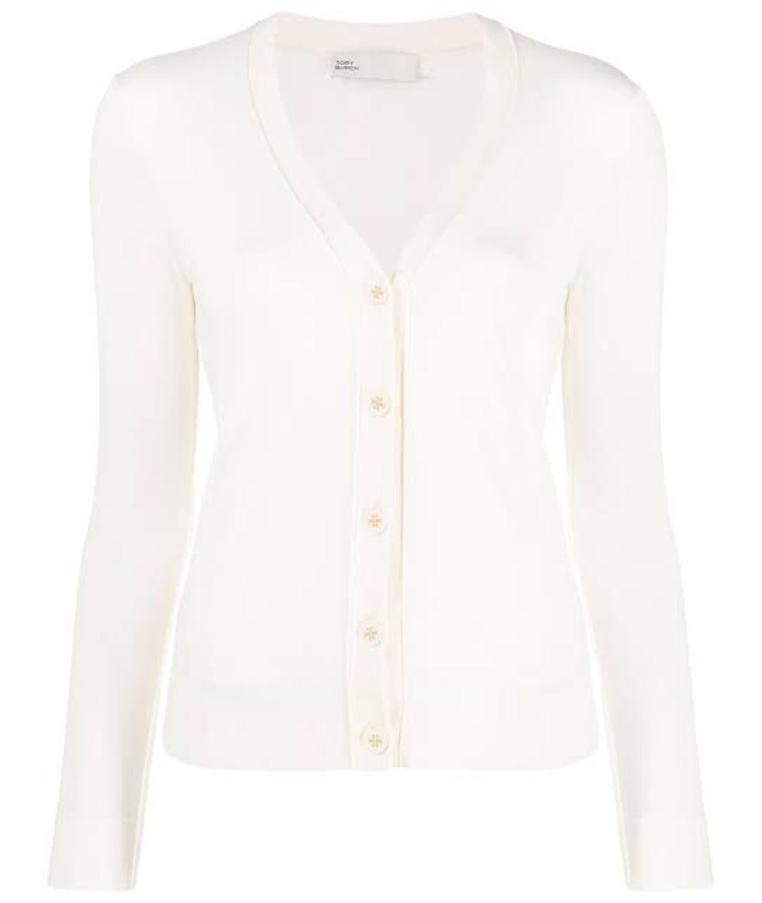 TORY BURCH Бежевый шерстяной кардиган, фото 1