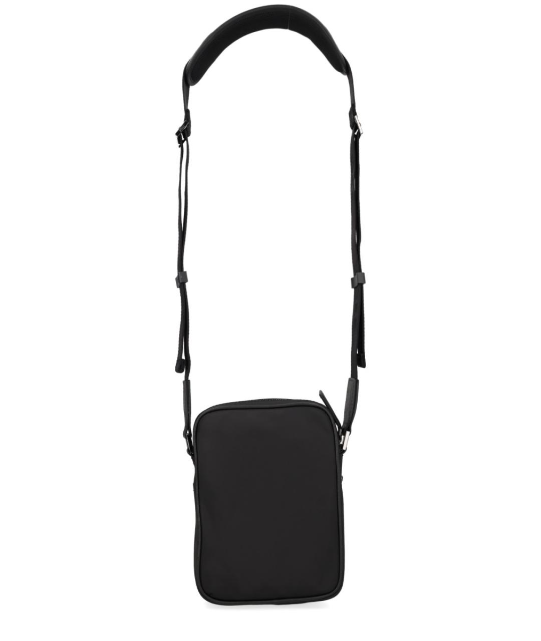 HUGO BOSS Черная синтетическая сумка на плечо, фото 3