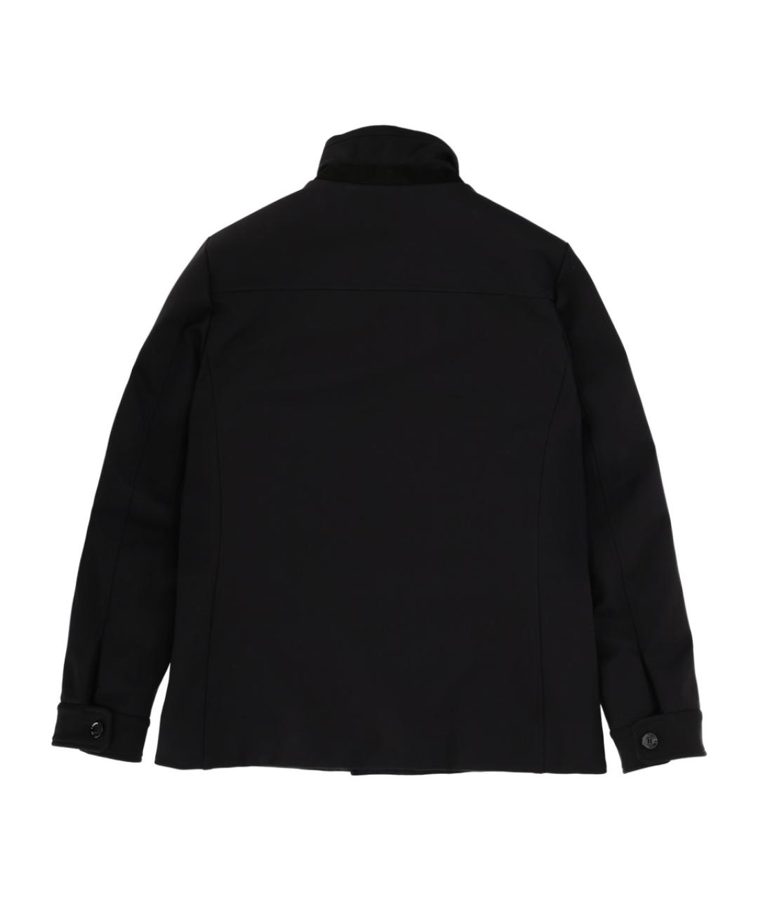 MOORER Черное вискозное пальто, фото 2