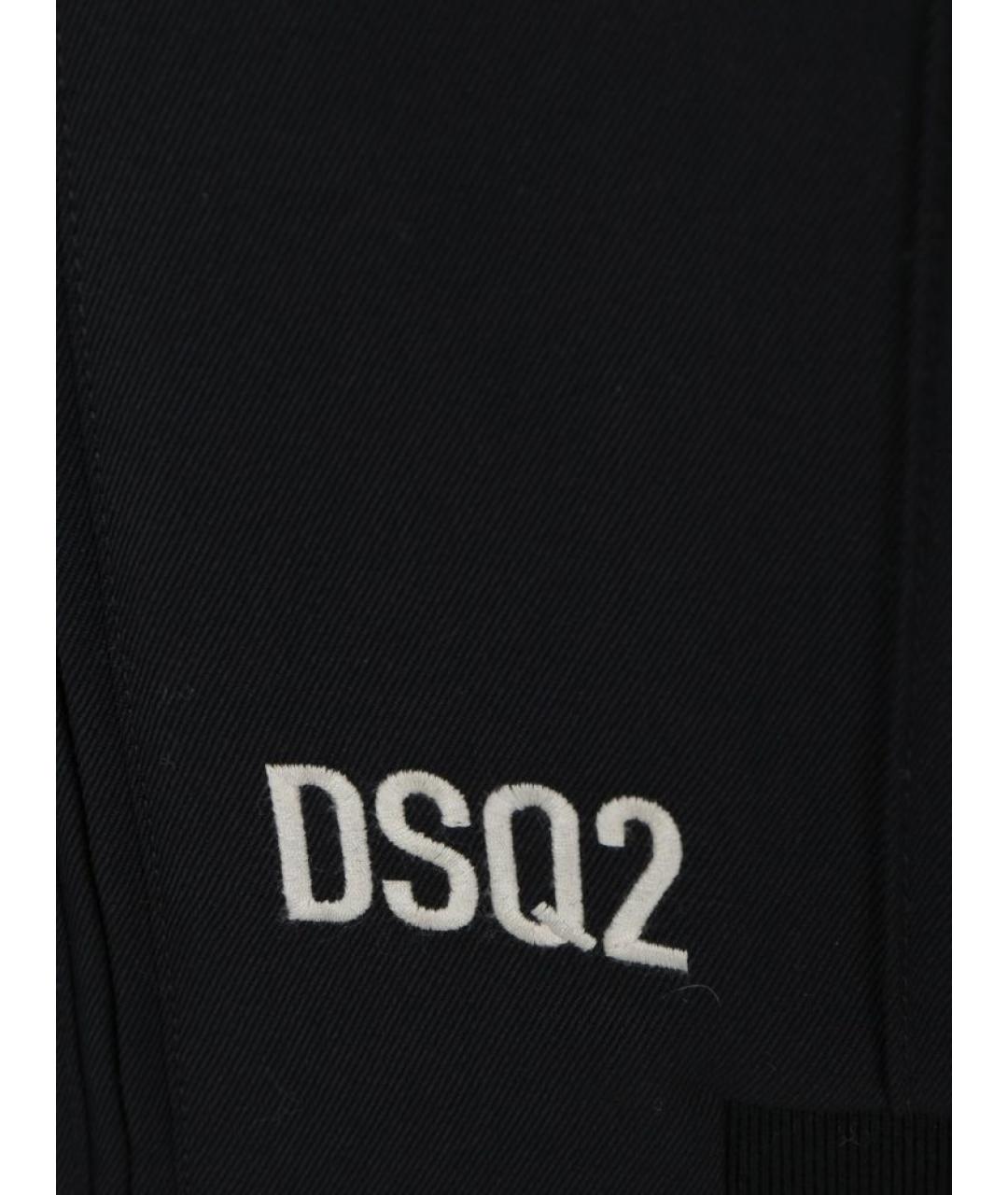 DSQUARED2 Черная полиэстеровая куртка, фото 4