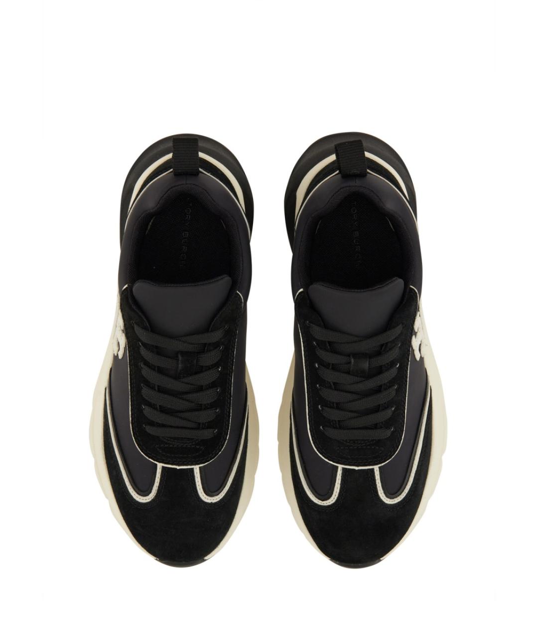 TORY BURCH Черные синтетические кроссовки, фото 6