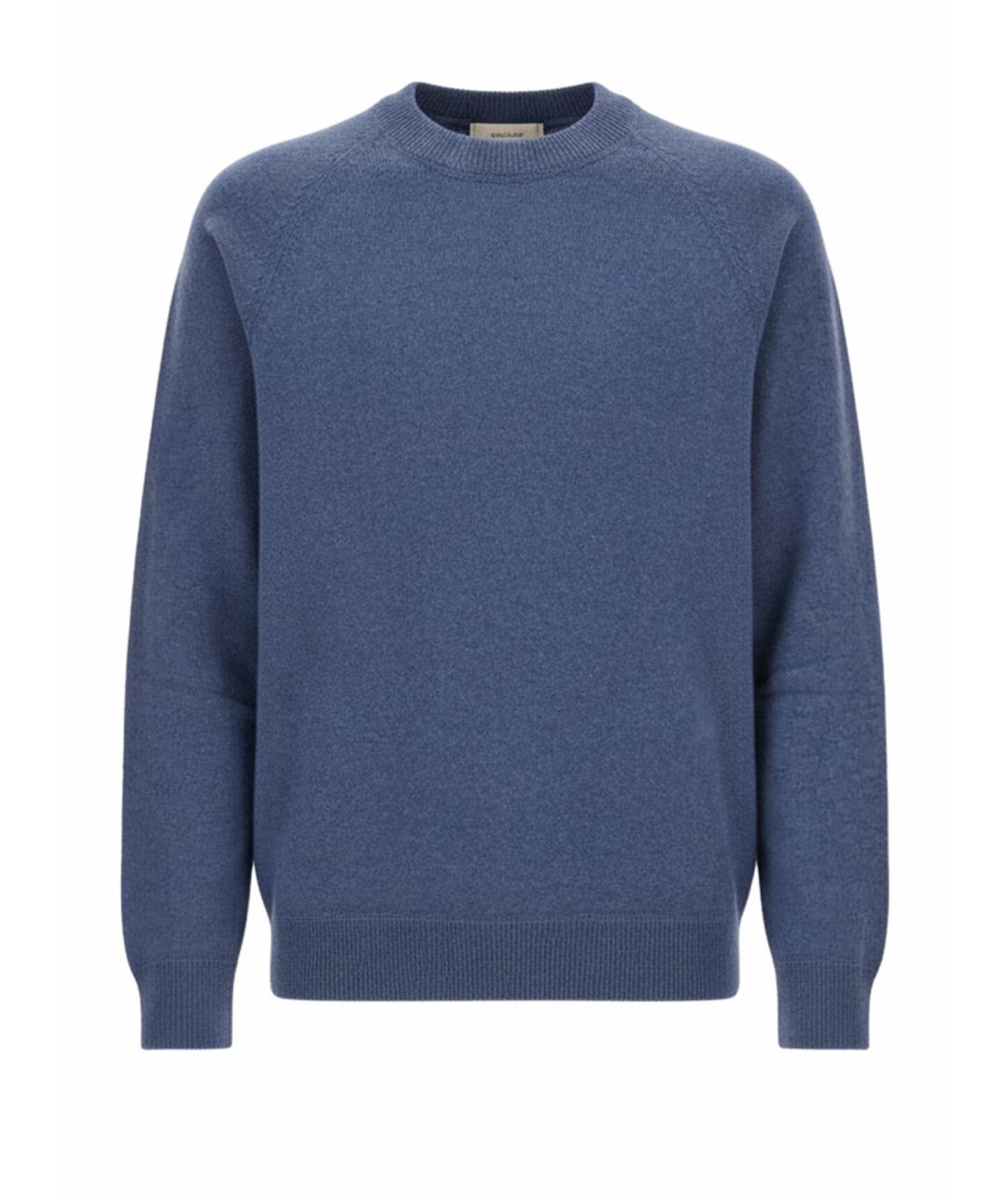 PS BY PAUL SMITH Синий шерстяной джемпер / свитер, фото 1