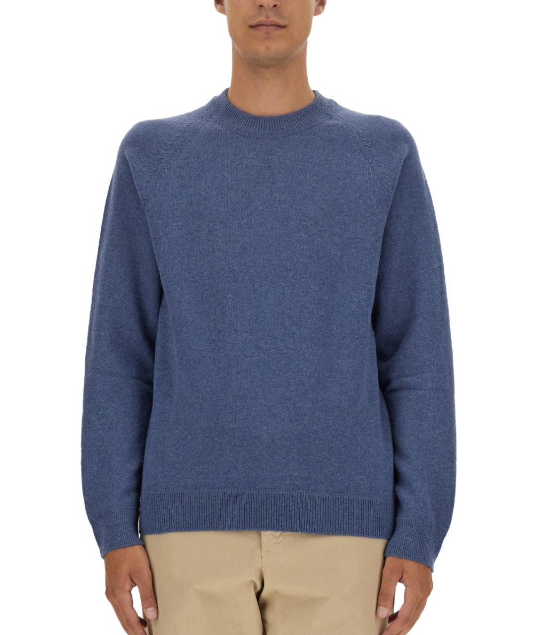 PS BY PAUL SMITH Синий шерстяной джемпер / свитер, фото 5