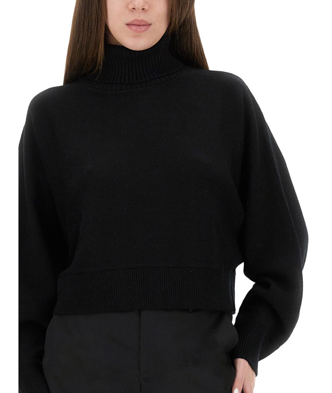 MICHAEL KORS Черный шерстяной джемпер / свитер, фото 4