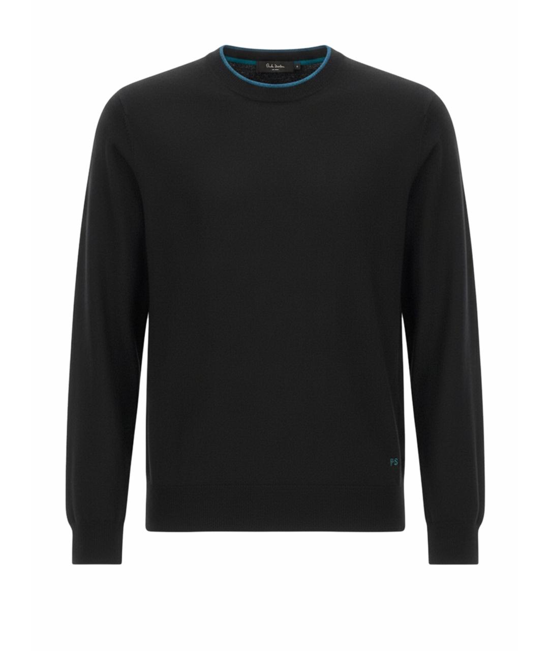 PS BY PAUL SMITH Черный шерстяной джемпер / свитер, фото 1