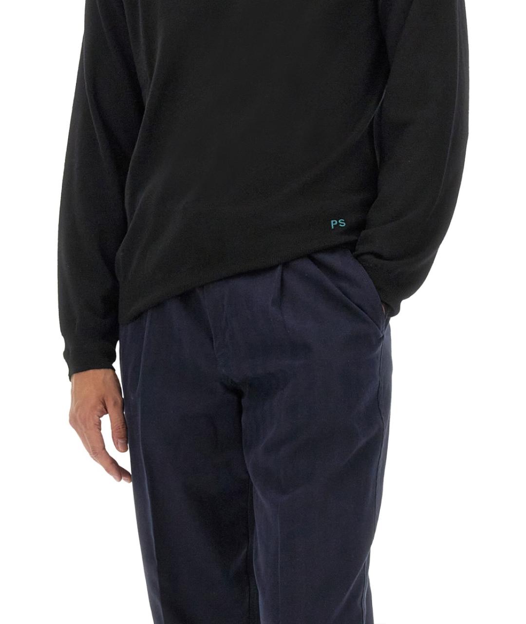 PS BY PAUL SMITH Черный шерстяной джемпер / свитер, фото 4