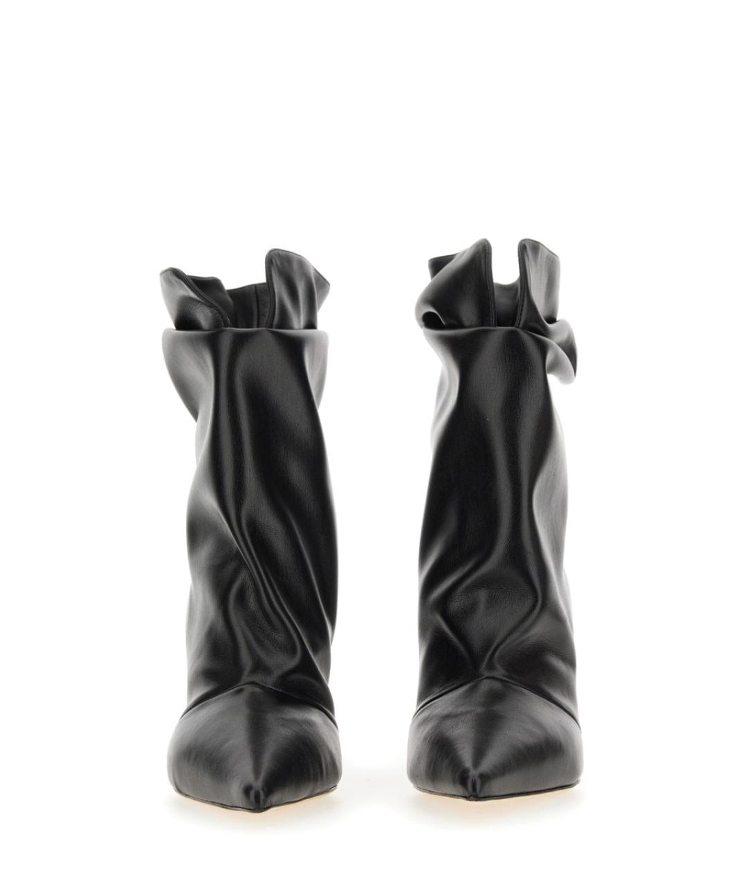 GIUSEPPE ZANOTTI DESIGN Черные синтетические ботильоны, фото 2