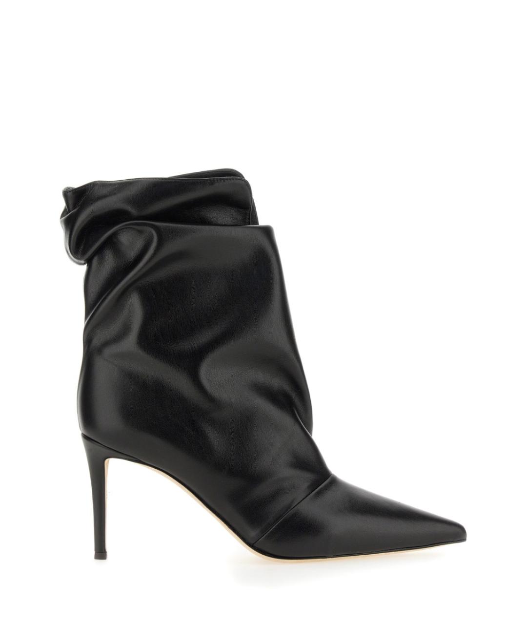 GIUSEPPE ZANOTTI DESIGN Черные синтетические ботильоны, фото 1