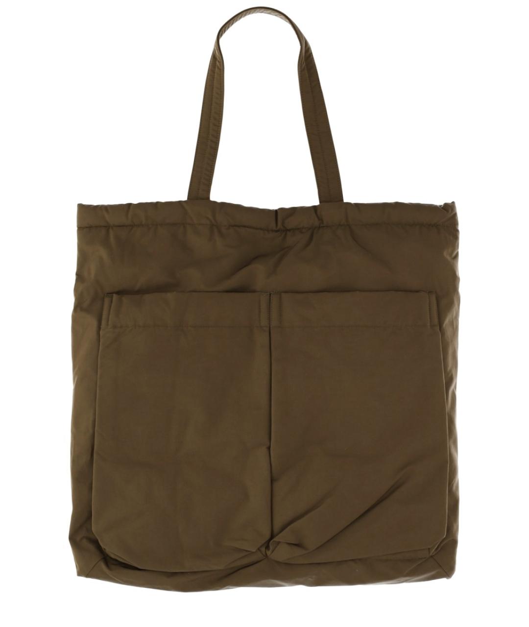 ASPESI Хаки хлопковая сумка тоут, фото 1