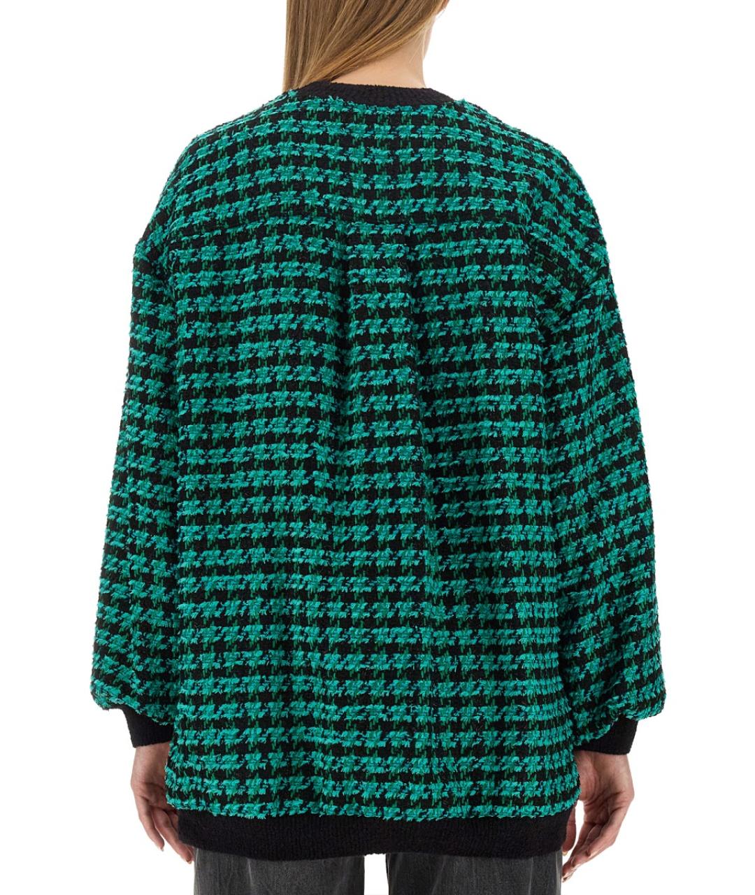 MSGM Зеленый хлопковый кардиган, фото 4