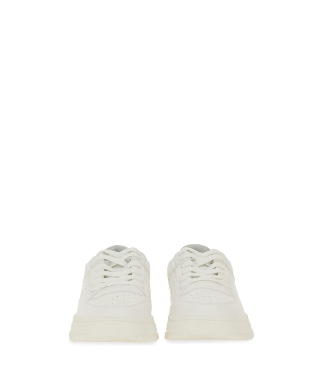 HUGO Белые синтетические низкие кроссовки / кеды, фото 4
