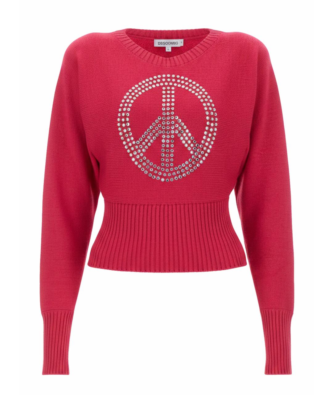 MOSCHINO JEANS Фуксия шерстяной джемпер / свитер, фото 1