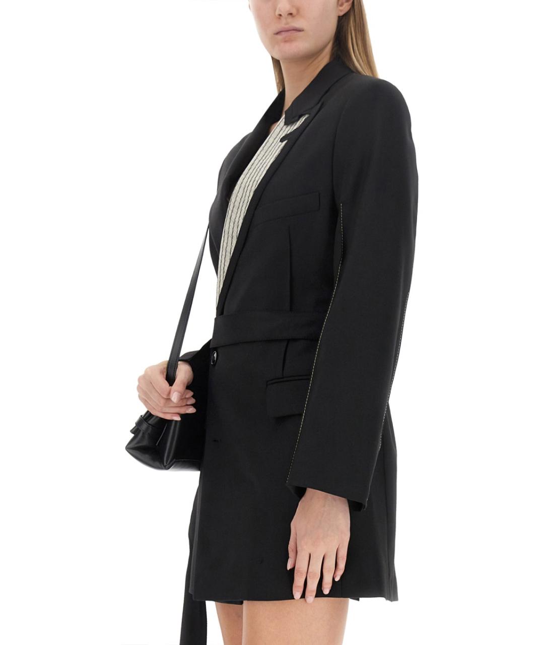 VICTORIA BECKHAM Черное полиэстеровое повседневное платье, фото 5