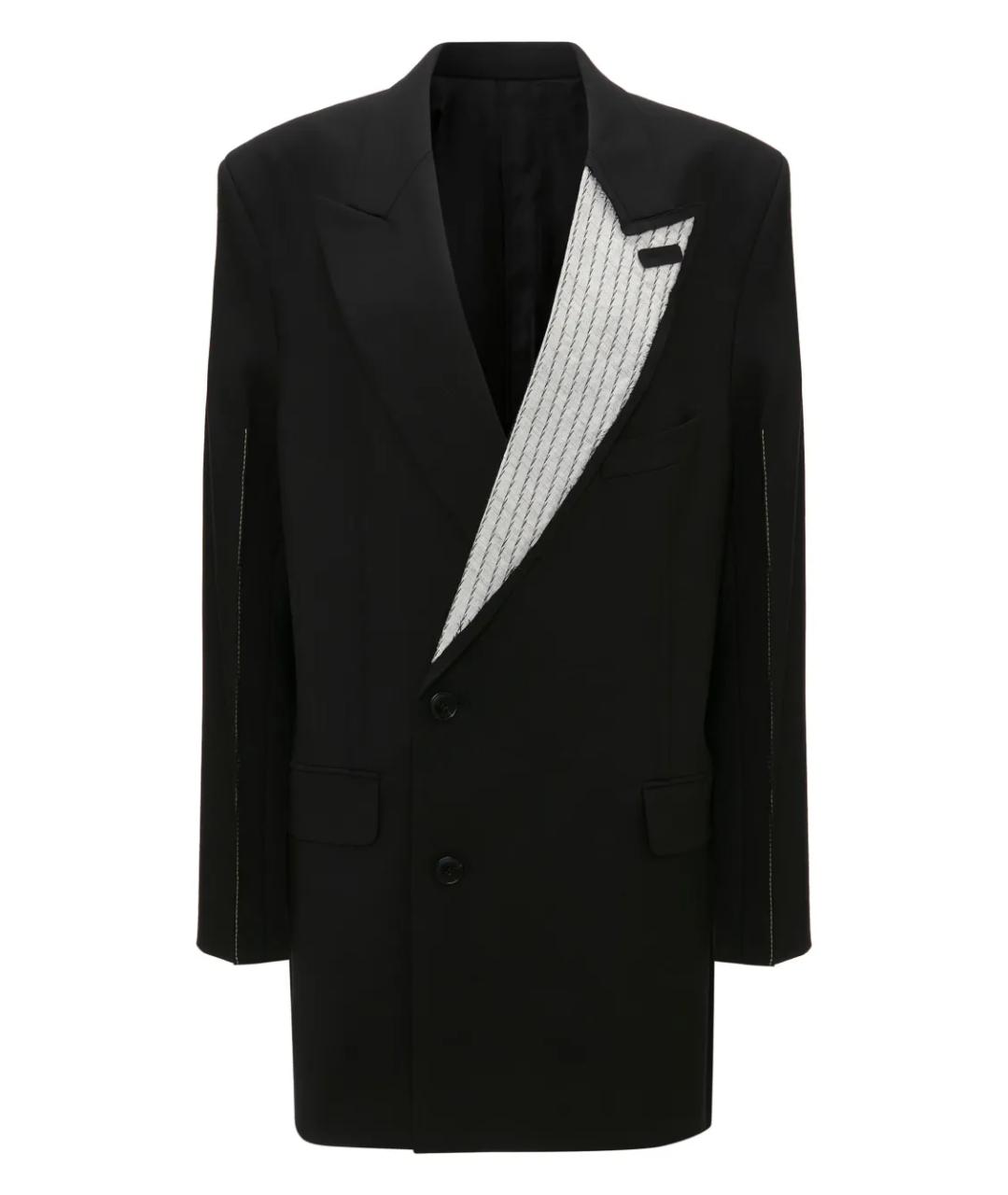 VICTORIA BECKHAM Черное полиэстеровое повседневное платье, фото 1