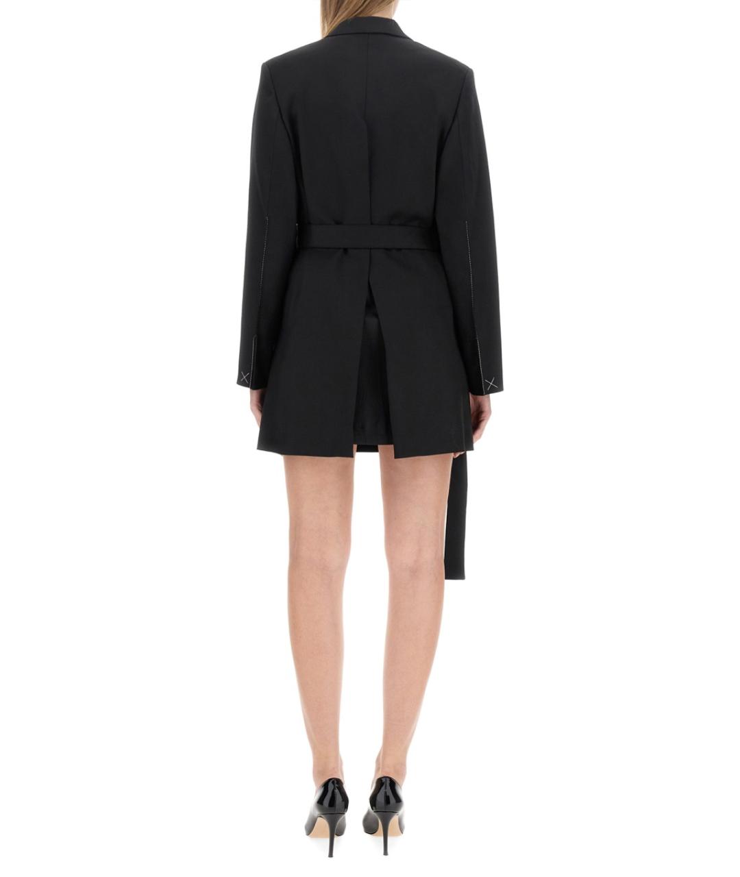 VICTORIA BECKHAM Черное полиэстеровое повседневное платье, фото 4