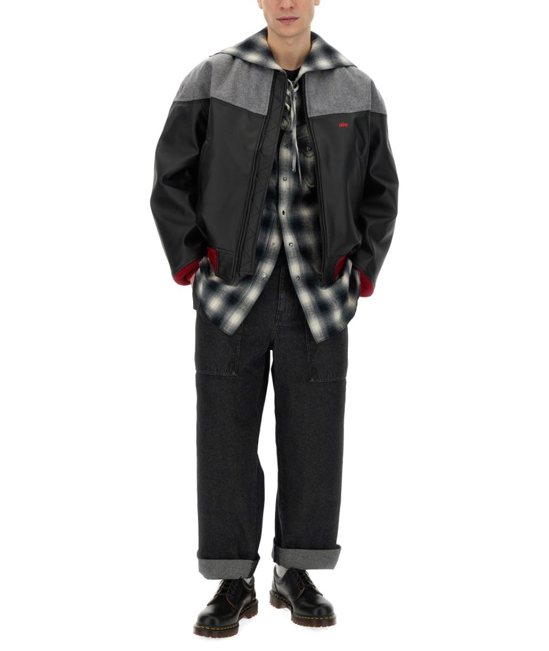 AïE Черная полиэстеровая куртка, фото 2