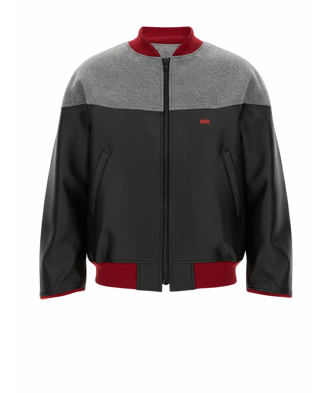 AïE Черная полиэстеровая куртка, фото 1