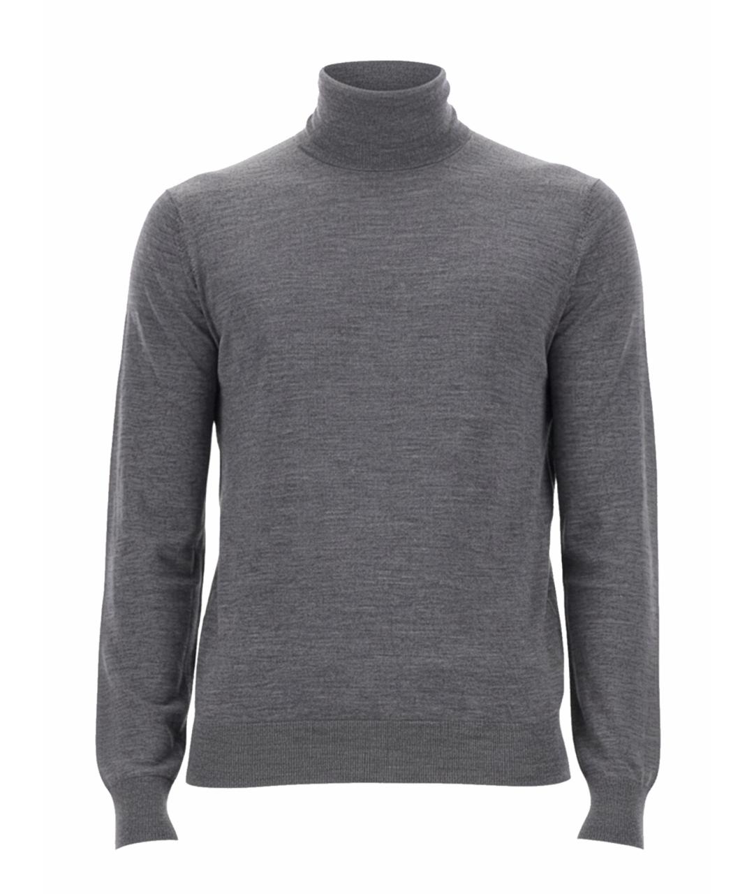 BALLANTYNE Серая шерстяная водолазка, фото 1