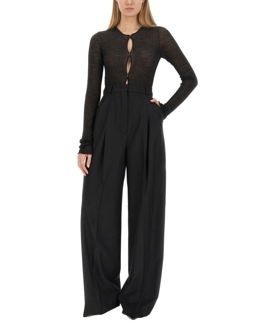 SPORTMAX Черный шерстяной джемпер / свитер, фото 1