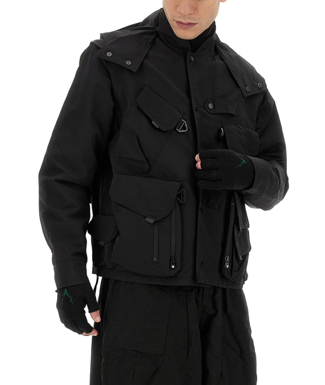 SOUTH2 WEST8 Черная хлопковая куртка, фото 4