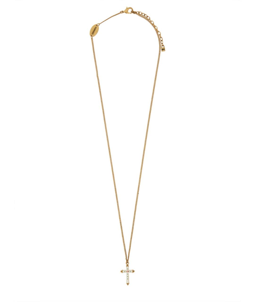 DSQUARED2 Серебряная металлическая цепочка/подвеска, фото 1