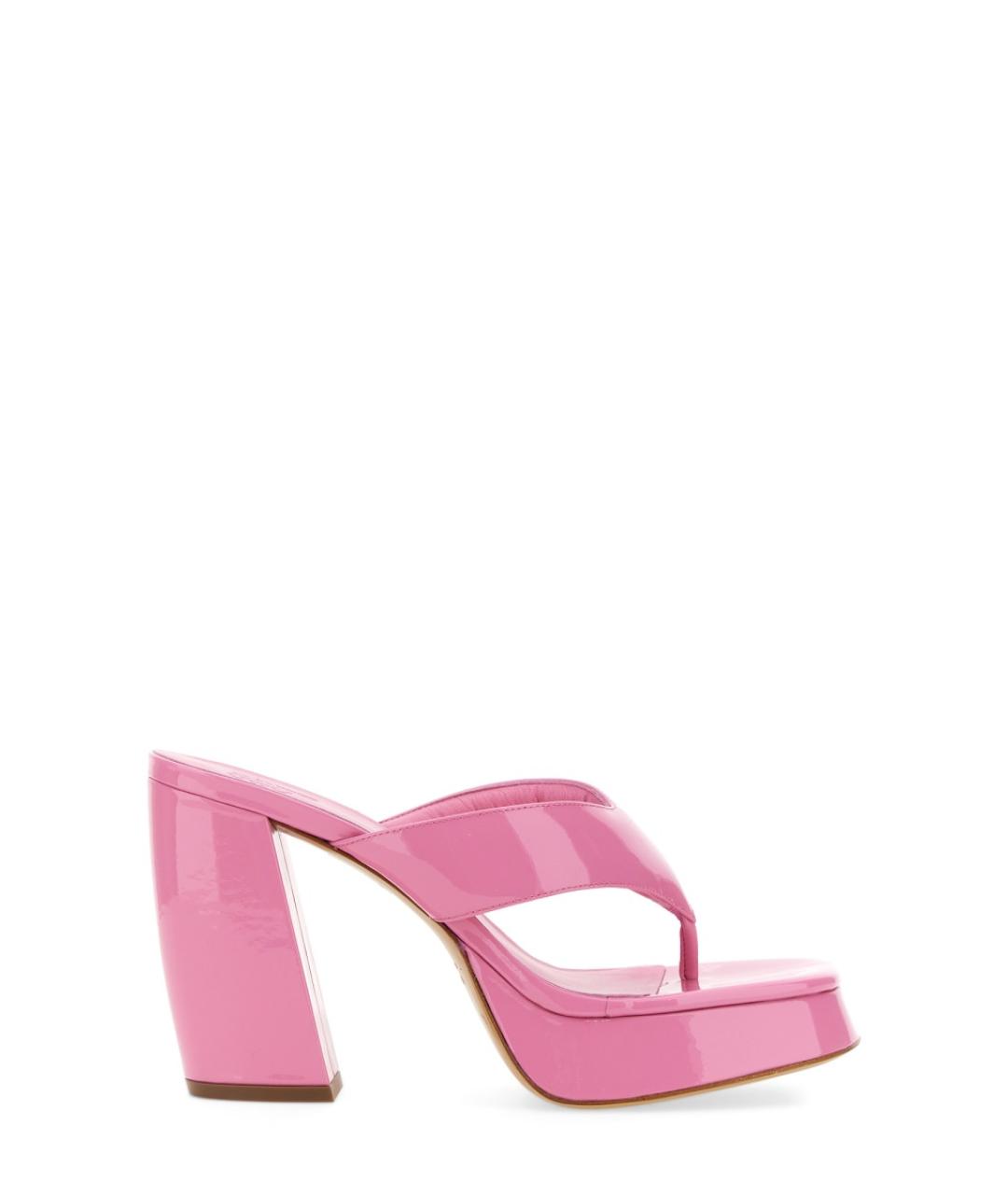 GIABORGHINI Розовые кожаные туфли, фото 1