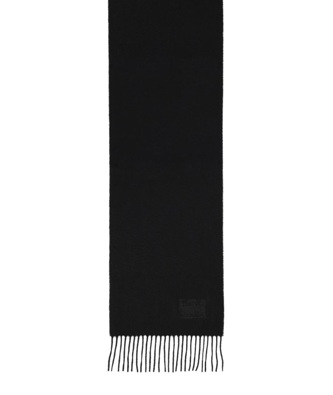 PAUL SMITH Черный кашемировый шарф, фото 2