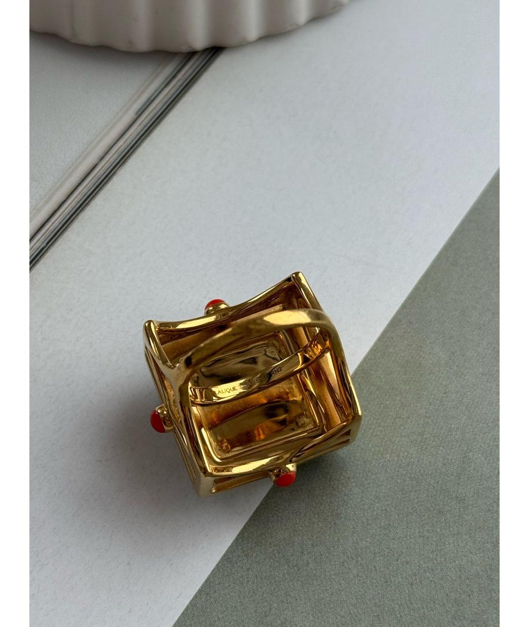 LALIQUE Мульти позолоченное кольцо, фото 6