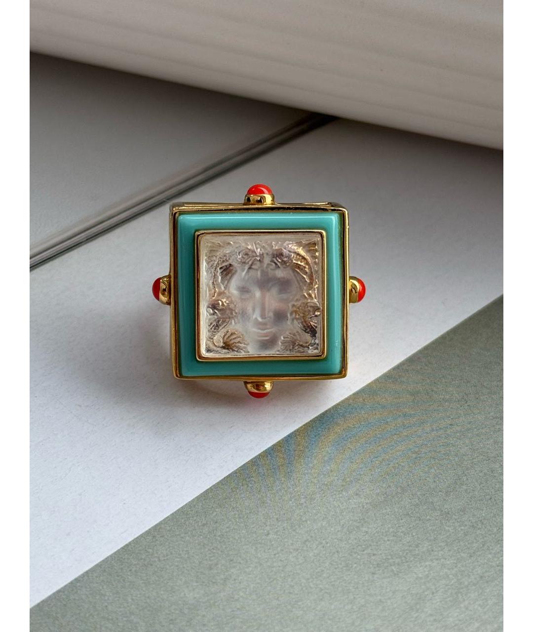 LALIQUE Мульти позолоченное кольцо, фото 8