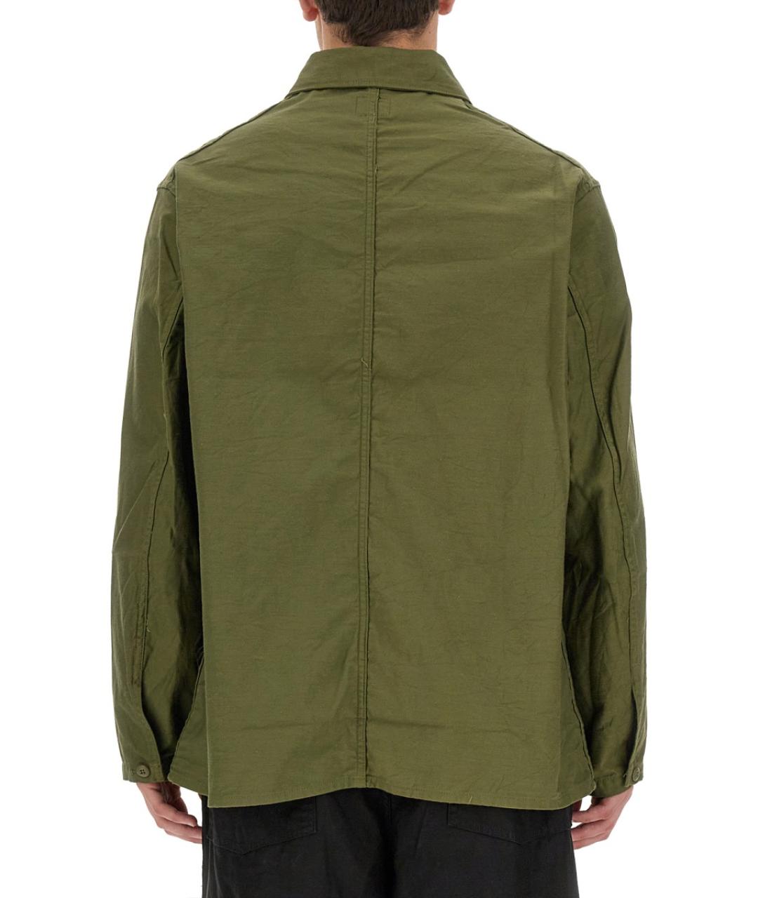 NEEDLES Зеленая хлопковая кэжуал рубашка, фото 3
