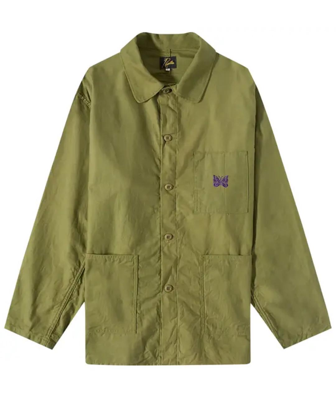 NEEDLES Зеленая хлопковая кэжуал рубашка, фото 1