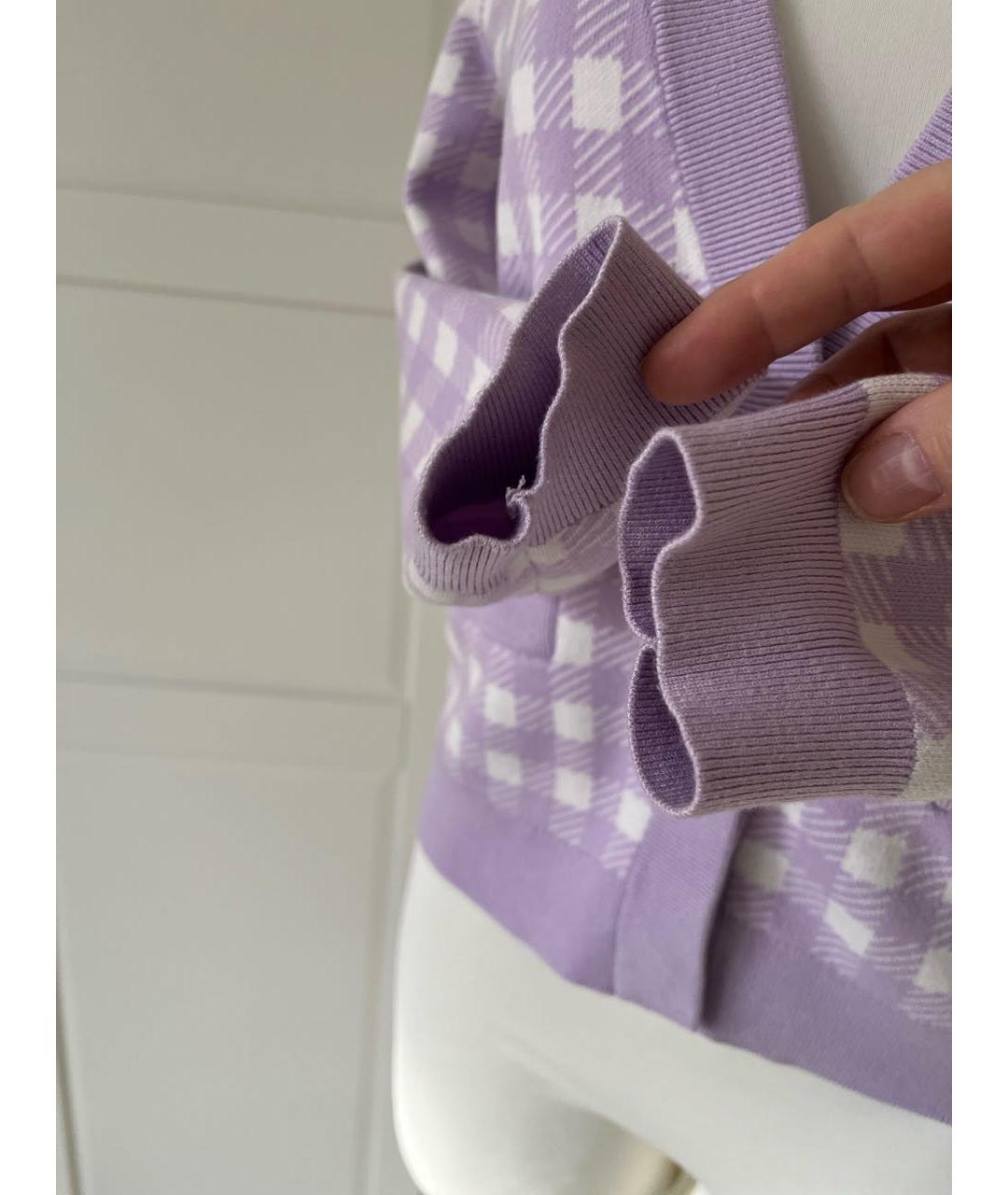 MAJE Фиолетовый вискозный кардиган, фото 5