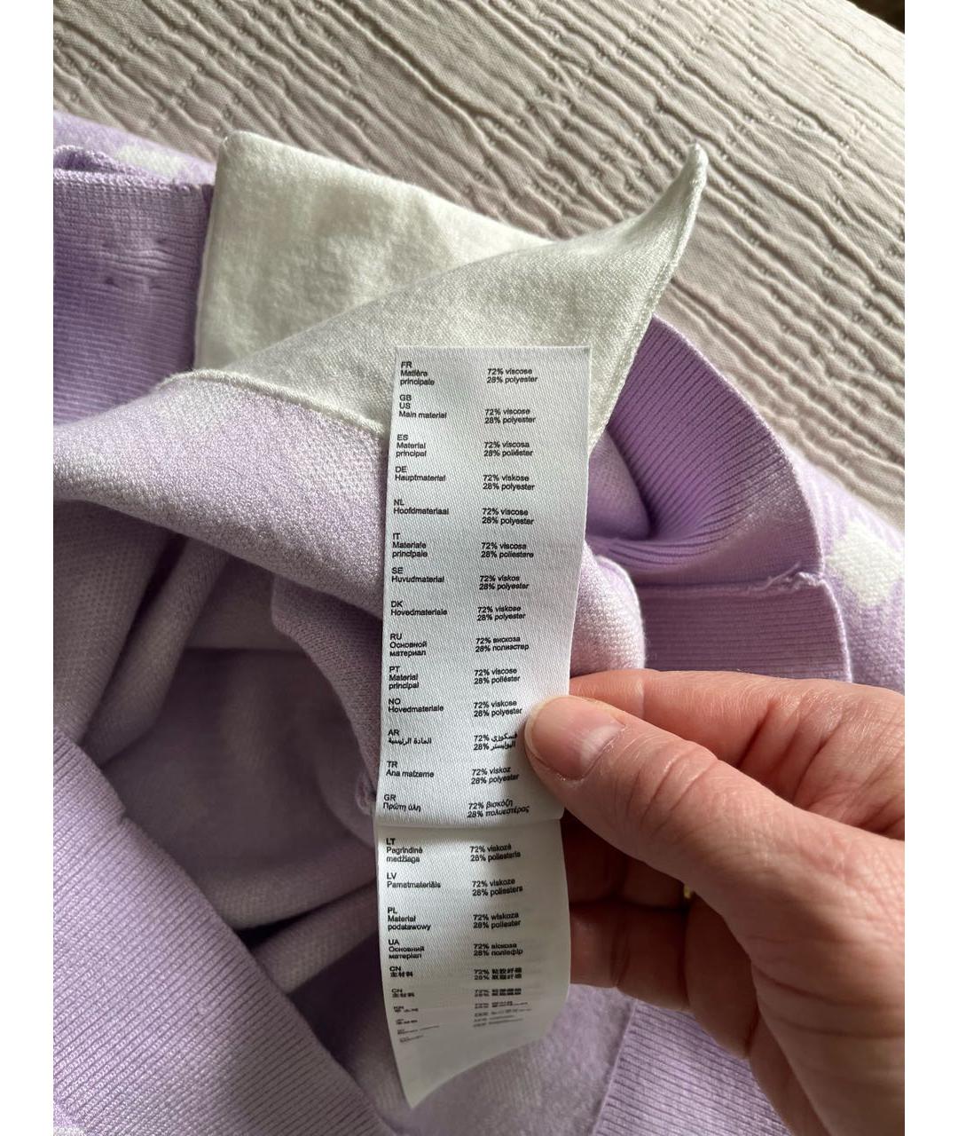 MAJE Фиолетовый вискозный кардиган, фото 7