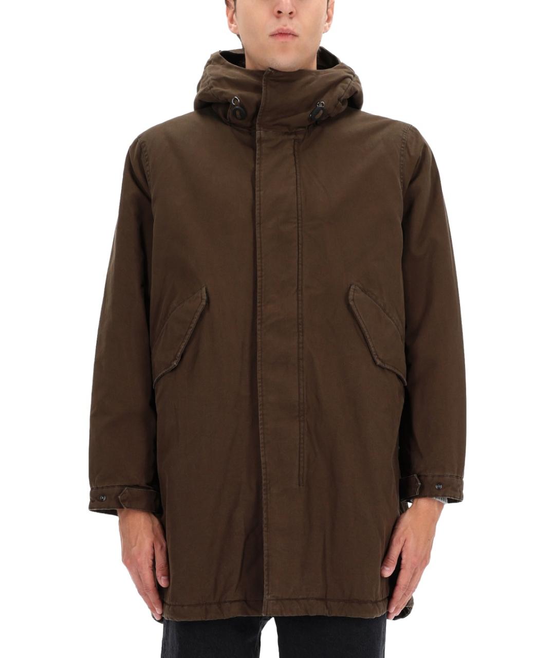 ASPESI Хаки хлопковая парка, фото 4