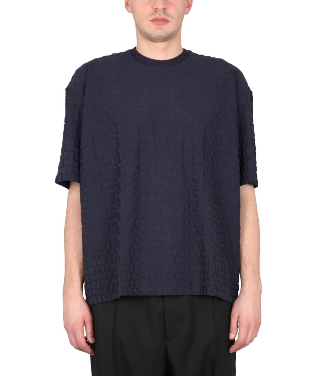 SUNNEI Синяя хлопковая футболка, фото 5