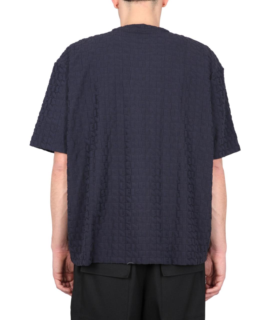 SUNNEI Синяя хлопковая футболка, фото 3