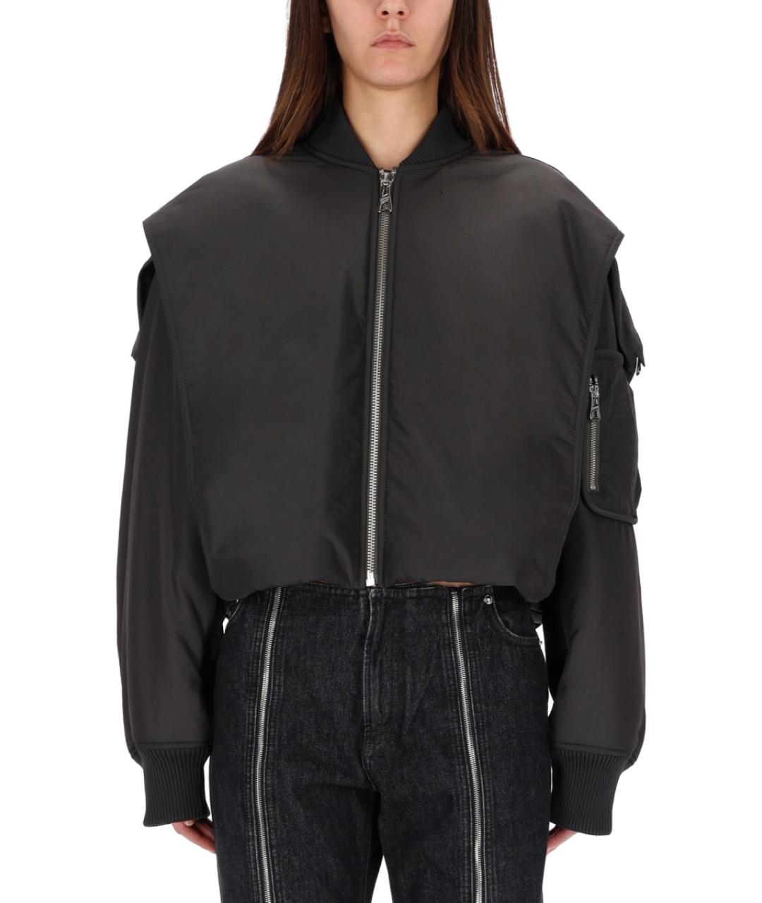 JEAN PAUL GAULTIER Серая полиамидовая куртка, фото 5