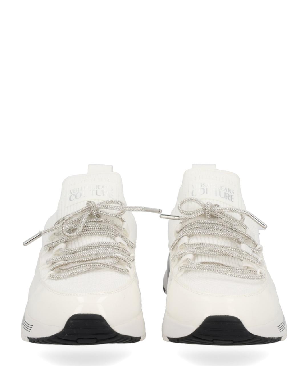 VERSACE JEANS COUTURE Белые синтетические кроссовки, фото 3