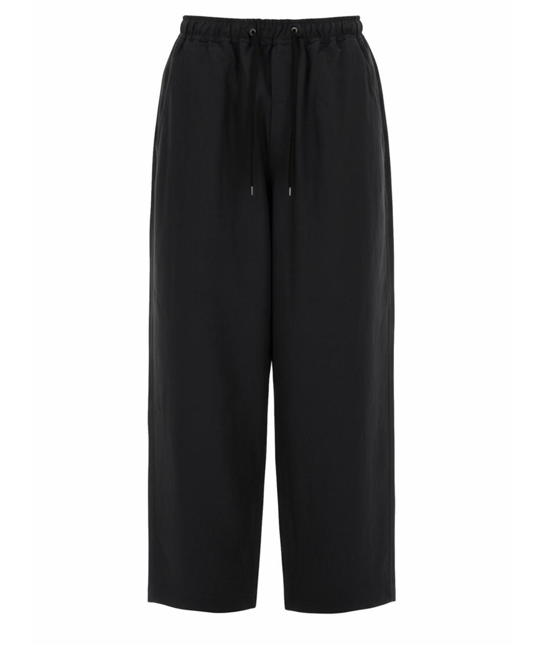 STUDIO NICHOLSON Синие льняные повседневные брюки, фото 1