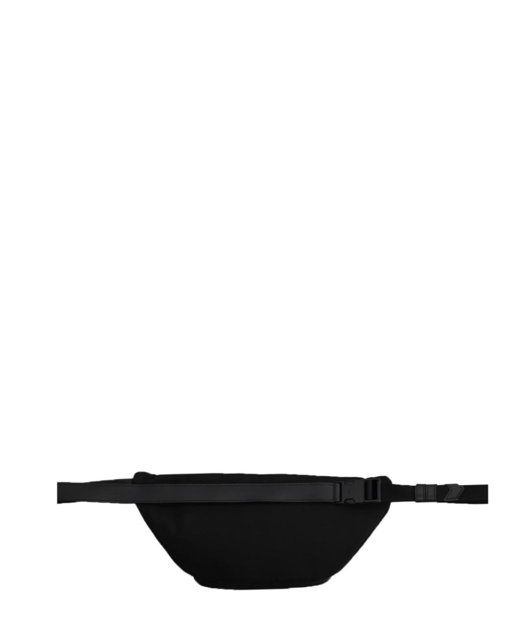 BALLY Черная синтетическая поясная сумка, фото 2