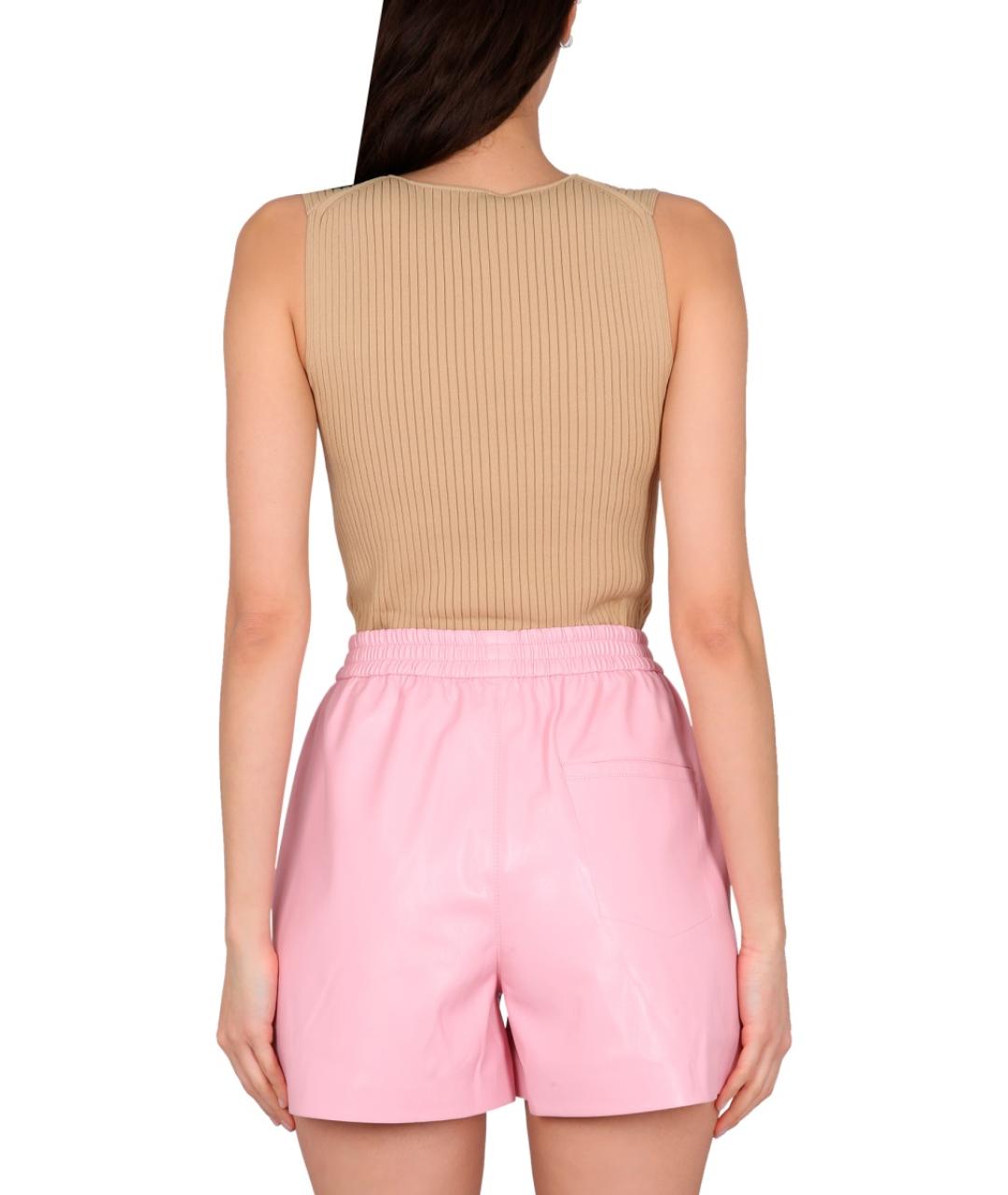 NANUSHKA Бежевая вискозная блузы, фото 3