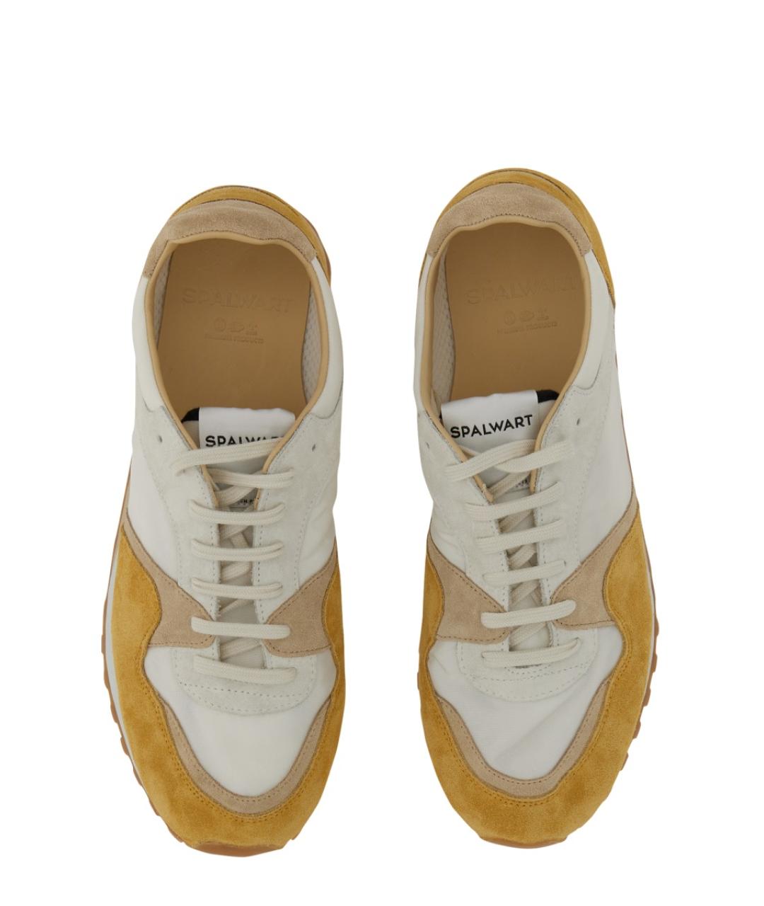 SPALWART Желтые кожаные кроссовки, фото 2