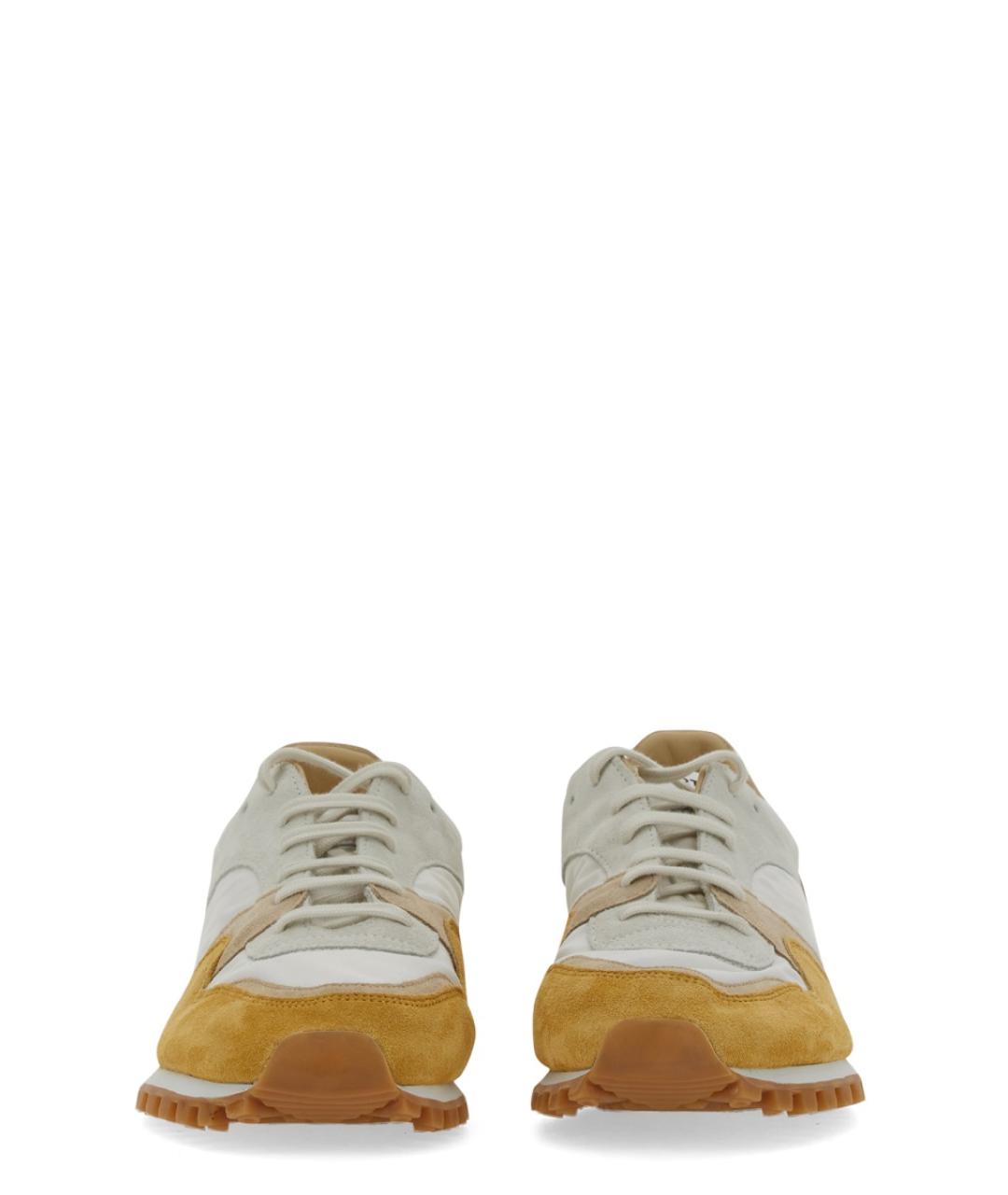 SPALWART Желтые кожаные кроссовки, фото 4