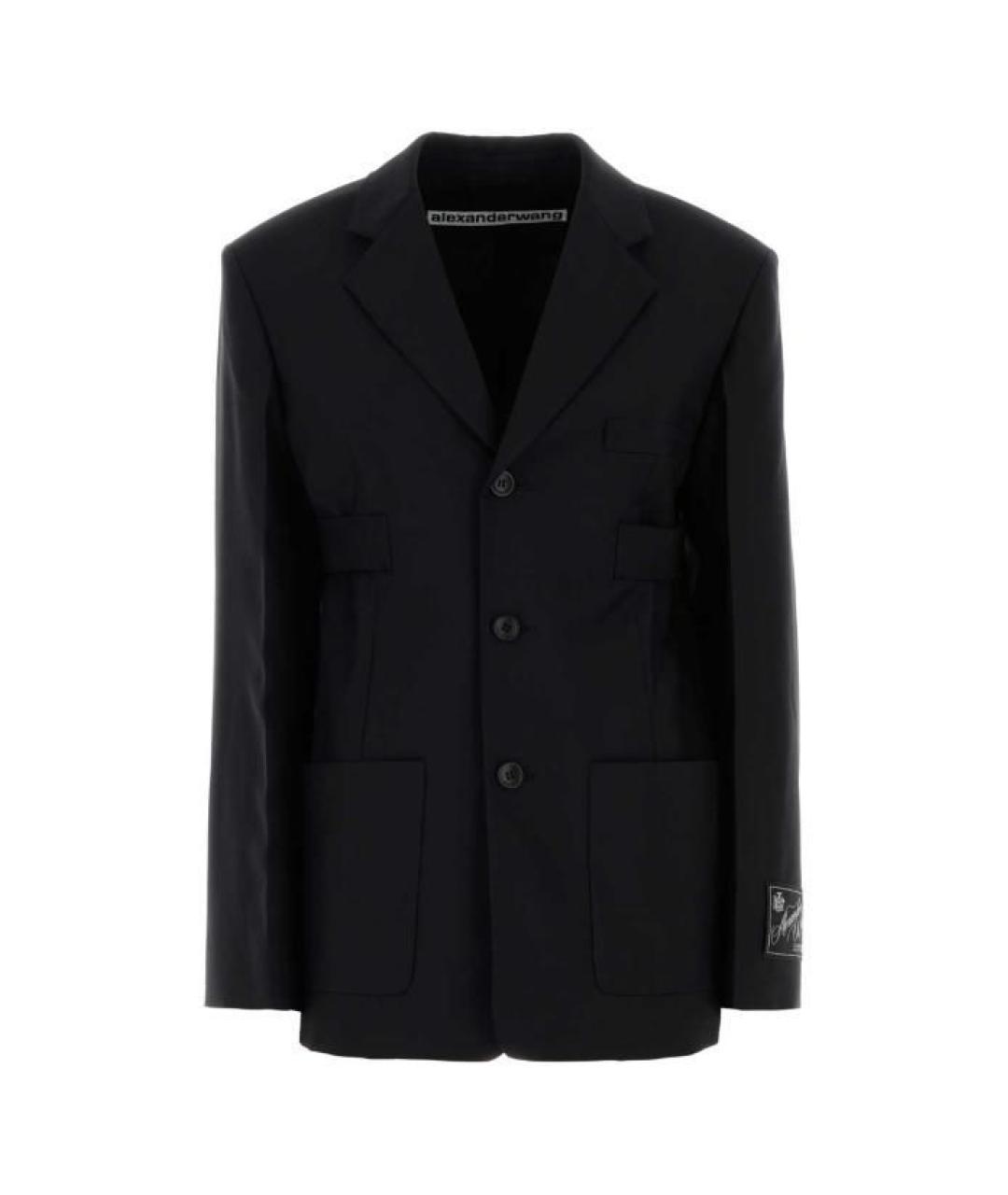 ALEXANDER WANG Черный шерстяной жакет/пиджак, фото 1
