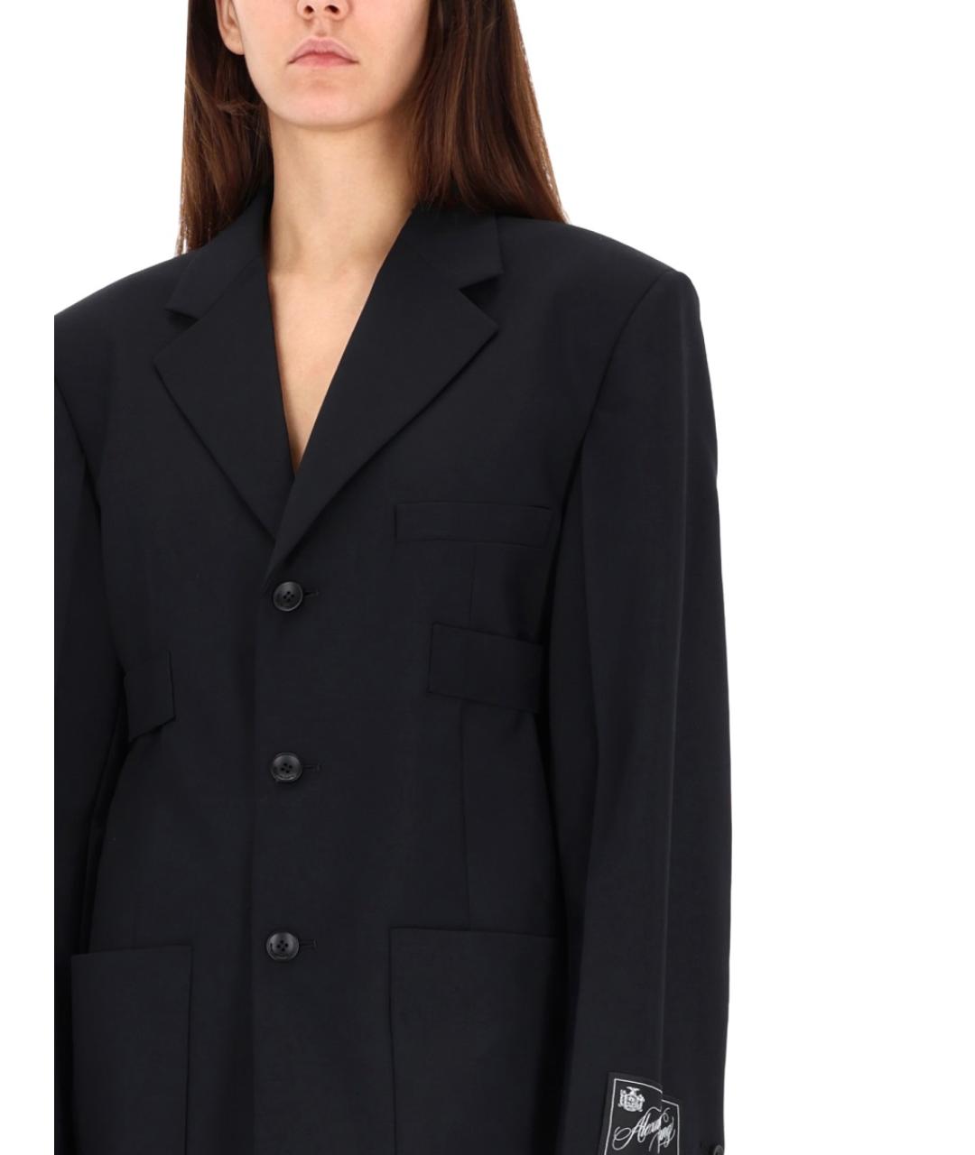 ALEXANDER WANG Черный шерстяной жакет/пиджак, фото 4